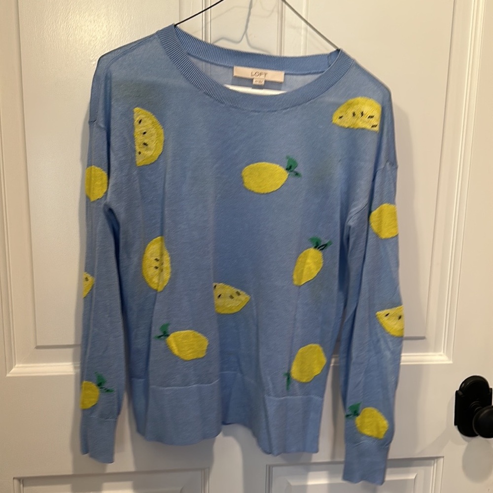 Loft Lemon Sweater